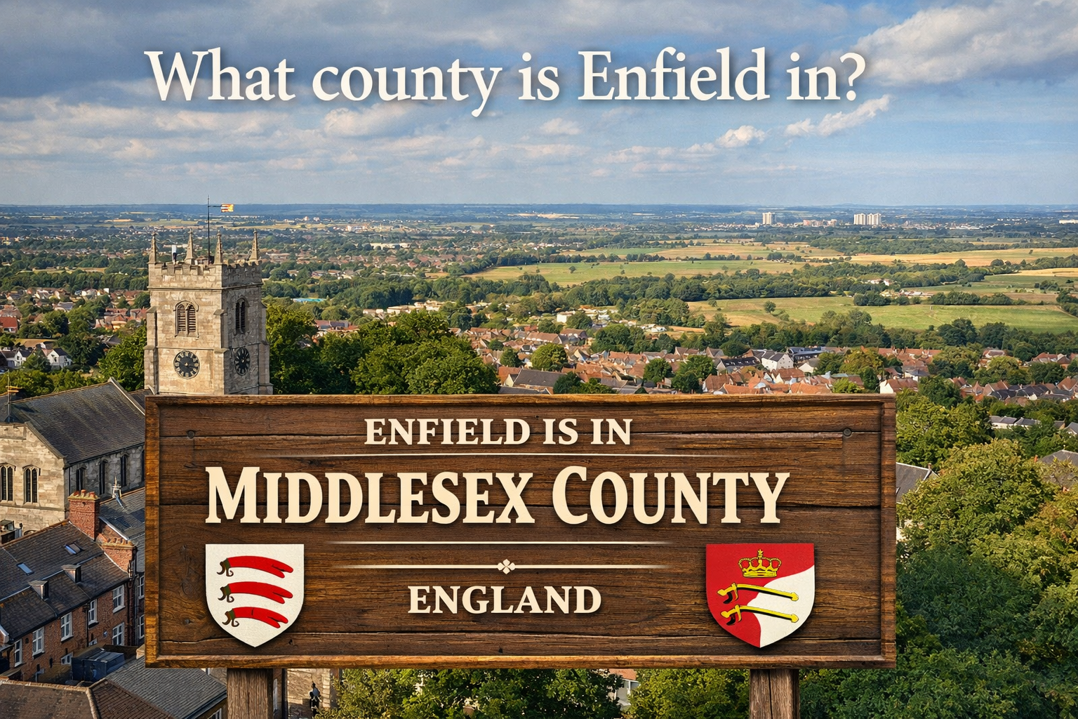 What county is Enfield in? The clear answer, and why it still confuses people